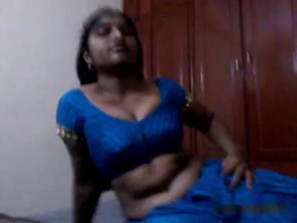 අන්ද්රා නැන්දා බ්ලූජොබ් සහ සරාගී සාරි තීරු ඡායාරූපය ඉංග්රීසියෙන් පෙන්වයි